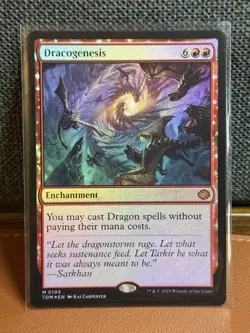 NM-Mint, English - 1 x Dracogenesis - Foil Tarkir: Dragonstorm - Image 1