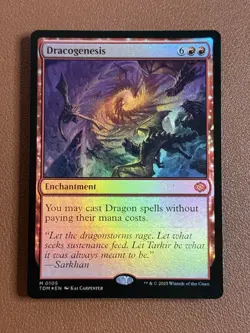 NM-Mint, English - 1 x Dracogenesis - Foil Tarkir: Dragonstorm - Image 2