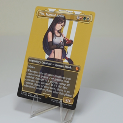 Tifa, Martial Artist Borderless Regular 206 Final Fantasy FIC MTG NM See Video - Image 2