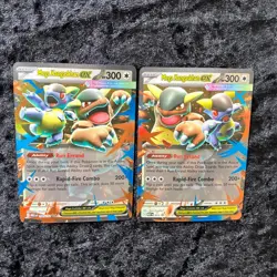 💥 Mega Kangaskhan ex 104/132 Double Rare & 025 Black Star Promo Pokemon Holo NM - Image 1
