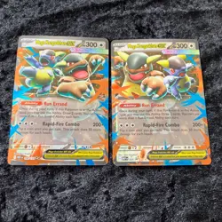 💥 Mega Kangaskhan ex 104/132 Double Rare & 025 Black Star Promo Pokemon Holo NM - Image 3