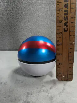 Pokemon Ball Collectible Tin Empty No Packs Red, White & Blue - Image 5