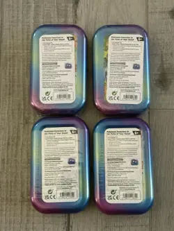 Lot of 4 - Pokemon TCG - Prismatic Evolutions Mini Tins - FACTORY SEALED - Image 2