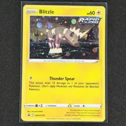 Blitzle - SWSH173 - Cosmos Holo - HD Swirl - Black Star Promo - Pokemon - LP - Image 1
