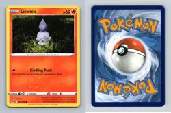 Litwick #24/196 SWSH Lost Origin Common Pokemon 2022 TCG Card - Image 1