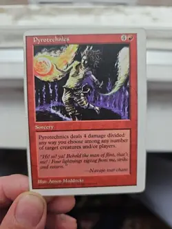 Pyrotechnics Mtg 5th Edition Misprint - Image 1
