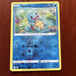 Pokemon TCG 2022 Pokemon Go Reverse Holo Charmander Squirtle Bulbsaur Setx3 - Image 5