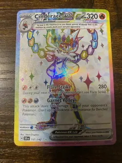Cinderace ex - 157/142 - SV07: Stellar Crown (SV07) Pokemon TCG - Image 1