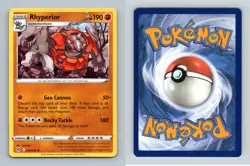 Rhyperior #91/196 SWSH Lost Origin Rare Pokemon 2022 TCG Card - Image 1