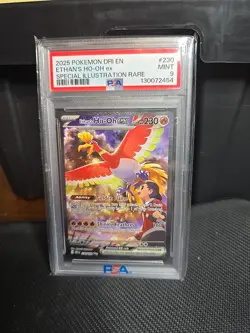 Pokemon TCG Ethan's Ho-Oh EX Sir 230/182 en PSA 9 Mint - Image 1