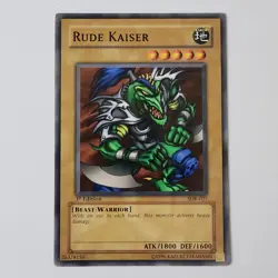 Rude Kaiser - SDK-027 - 1st ed - LP - Common - Yugioh - Image 1