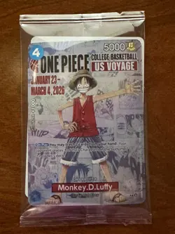 Monkey.D.Luffy (055) (College Basketball US Voyage) P-055 One Piece Promotion... - Image 1