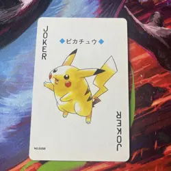 Pikachu Joker Pokemon Poker Card 1999 Mint Rare Japan Lugia Near Mint - Image 1