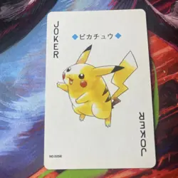 Pikachu Joker Pokemon Poker Card 1999 Mint Rare Japan Lugia Near Mint - Image 2