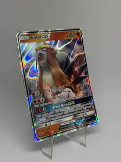 Entei GX 10/73 Shining Legends Ultra Rare Pokemon Card - Image 1