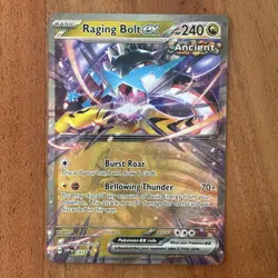Pokemon TCG Raging Bolt EX Black Star Promo 145 SVP NM Card - Image 1