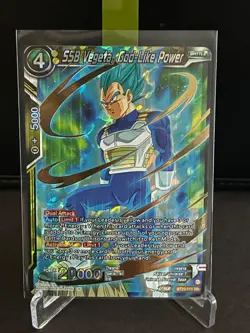 Dragon Ball Super Card Game SSB Vegeta God Like Power Foil Card BT23-115 - Image 1
