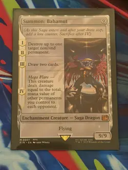 MTG Summon: Bahamut – Final Fantasy – Universes Beyond – NM – Non-Foil - Image 1