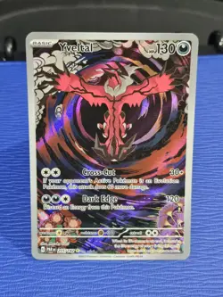 Pokemon Yveltal 205/182 SV04: Paradox Rift Illustration Rare Full Art - Image 1