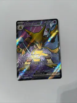 Pokemon Alakazam EX Holo Ultra Rare TCG Scarlet and Violet 151 188/165 - Image 1
