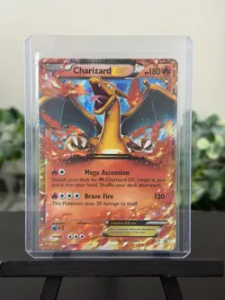 2014 Pokemon TCG Charizard EX XY Black Star Promos XY17 Holo Promo - MP - Image 1