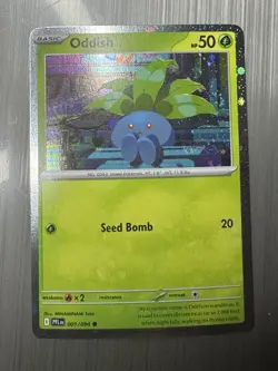 Pokemon TCG Oddish 001 Gloom 002 & Vileplume 003 Cosmo Holo Promo Set Of 3 NM - Image 2