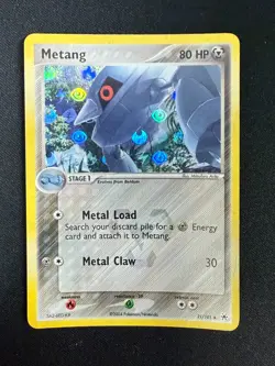 Metang - 21/101 - Rare - Reverse Holo EX Hidden Legends (NM) Pokemon - Image 1