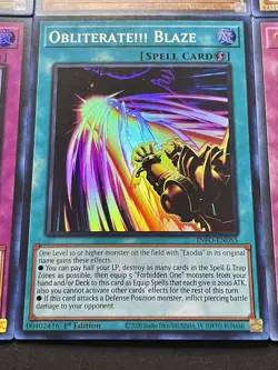 Exodia Full 5 Piece Set + Incarnate + Obliterate!!! + Blaze + Rage | YuGiOh! - Image 5