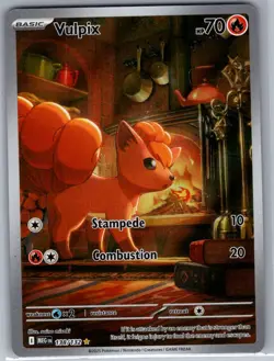 Vulpix 138/132 ME01: Mega Evolution - Pokemon Card - NM - Image 1