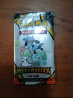 POKEMON MEGA EVOLUTION FUN PACK- SEALED - 3 RANDOM CARDS - Image 1