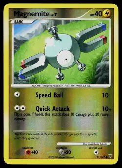 Pokemon Card - Magnemite Supreme Victors 111/147 Common Reverse Holo - Image 1