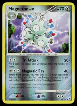Pokemon Card - Magneton Diamond and Pearl 54/130 Uncommon Reverse Holo - Image 1