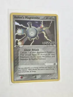 Holon's Magnemite 70/113 Delta Species Reverse Holo STAMPED Pokemon Card - Image 3