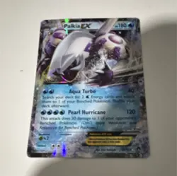 Pokemon Palkia EX Full Art Ultra Rare Holo 180 HP 121/122 Breakpoint Dragon Card - Image 1
