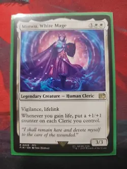 Minwu, White Mage Final Fantasy Magic the Gathering - MTG Magic - Image 1