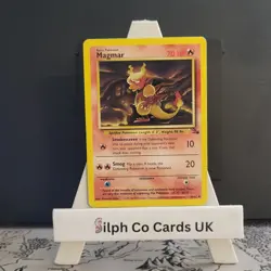 Magmar 39/62 Fossil Set Pokemon Card WOTC - Image 1