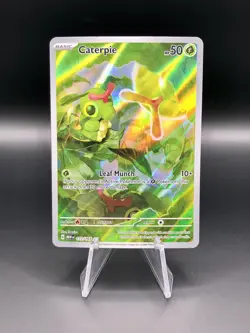 Pokemon TCG Caterpie Scarlet & Violet - 151 172/165 Holo Illustration Rare - Image 1