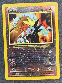 Pokemon TCG Entei Wizards Black Star Promos 34 Holo Promo Promo - Image 1