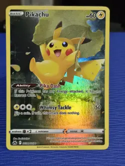 2023 Pokemon SWSH Crown Zenith Pikachu Galarian Gallery #GG30/GG70 - Image 1