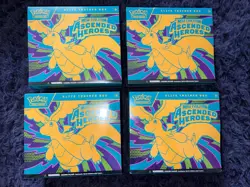 X4 Pokemon Ascended Heroes ETB Elite Trainer Box NEW & SEALED Lot Of 4 - Image 1