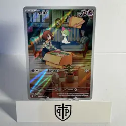 Pokemon TCG - Ralts 211/198 Scarlet & Violet Base - Illustration Rare Holo - NM - Image 1