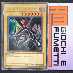 DRAGO NERO OCCHI ROSSI in italiano YUGIOH rara ULTRA yu-gi-oh! UN VERO AFFARE!! - Image 1