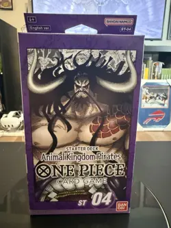 New and Sealed x 1 Starter Deck - Animal Kingdom Pirates One Piece TCG ST-04 811039038458 - Image 1