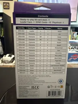 New and Sealed x 1 Starter Deck - Animal Kingdom Pirates One Piece TCG ST-04 811039038458 - Image 3