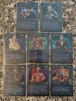 Magic: The Gathering Doctor Who serialized Foil Legendary Card lot - Image 1