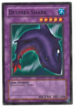 Yu-Gi-Oh Card: Deepsea Shark MRD-038 Common! EX - Image 1