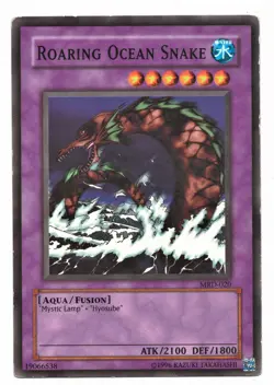 Yu-Gi-Oh Card: Roaring Ocean Snake MRD-020 Common! EX - Image 1