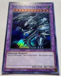 Yu-Gi-Oh Card: Blue-Eyes Ultimate Dragon LDS2-EN018 BLUE Ultra Rare 1st Ed! NM - Image 2