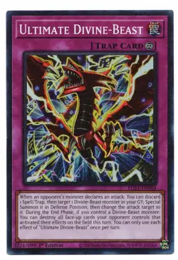 Yu-Gi-Oh Card: Ultimate Divine-Beast EGS1-EN004 Super Rare 1st Edition! NM - Image 1