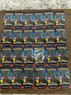 24 Pokemon TCG Trick or Trade Booster Packs Halloween Card Lot Sealed 💥 - Image 1
